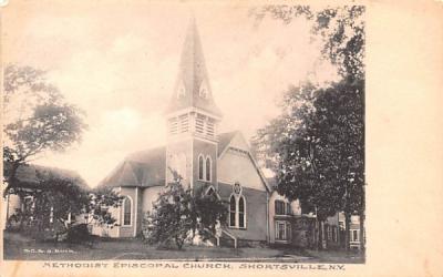 Methodist Episcopal Church Shortsville, New York Postcard