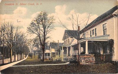 Dunkirk Street Silver Creek, New York Postcard