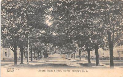 South Main Street Silver Springs, New York Postcard