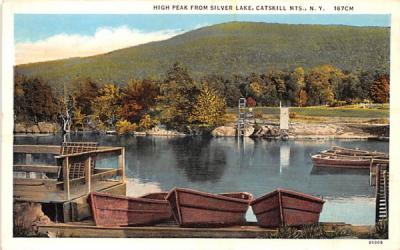 High Peak Silver Lake, New York Postcard