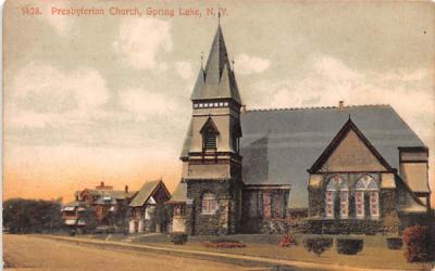 Presbyterian Church Spring Lake, New York Postcard