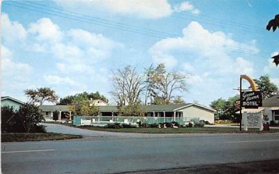 Green Haven Motel Stafford, New York Postcard