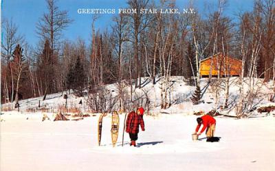 Greetings From Star Lake, New York Postcard