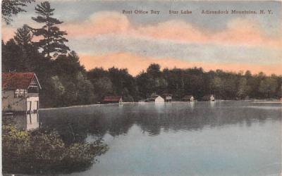 Post Office Bay Star Lake, New York Postcard