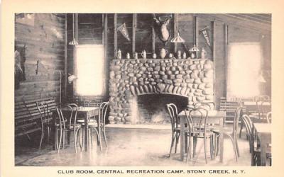 Club Room Stony Creek, New York Postcard