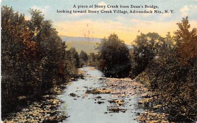 From Dean's Bridge Stony Creek, New York Postcard