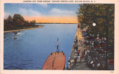 From Bridge Sylvan Beach, New York Postcard