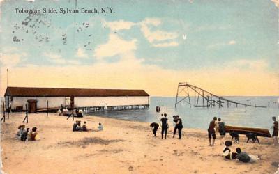 Toboggan Slide Sylvan Beach, New York Postcard