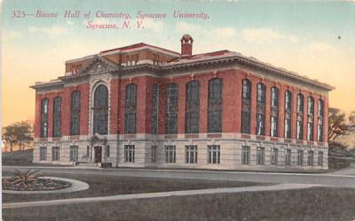 Bowne Hall of Chemistry Syracuse, New York Postcard