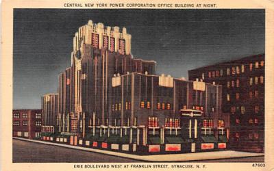 Central New York Power Corporation Office Building Postcard