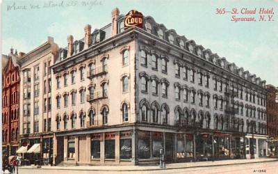 St Cloud Hotel Syracuse, New York Postcard