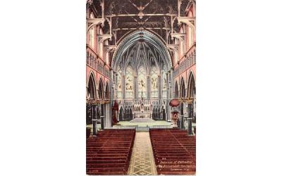 Interior of Cathedral of the Immaculate Conception Syracuse, New York Postcard