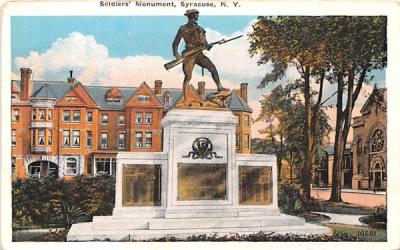 Soldiers' Monument Syracuse, New York Postcard