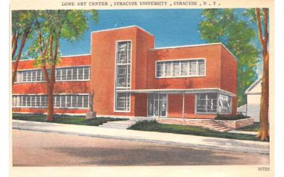 Lowe Art Center Syracuse, New York Postcard