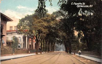 E Fayette Street Syracuse, New York Postcard