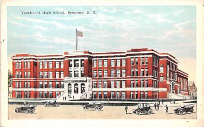 Vocational High School Syracuse, New York Postcard