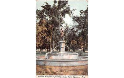 William Kirkpatrick Fountain Syracuse, New York Postcard