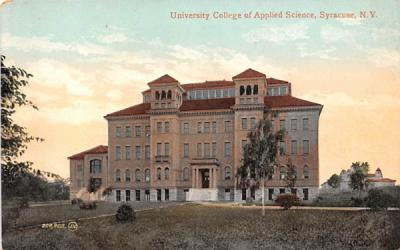 University College of Applied Sciece Syracuse, New York Postcard