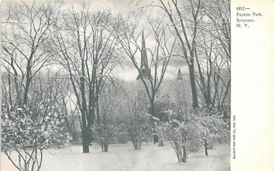 Fayette Park Syracuse, New York Postcard