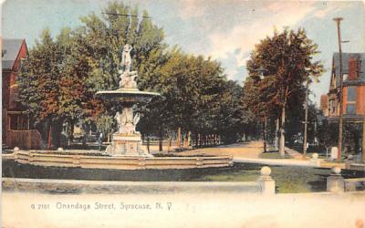 Onondaga Street Syracuse, New York Postcard
