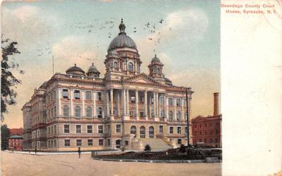 Onondaga County Court House Syracuse, New York Postcard
