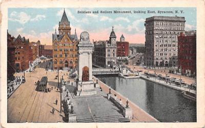 Soldiers & Sailors Monument Syracuse, New York Postcard