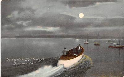 Onondago Lake Syracuse, New York Postcard
