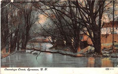 Onondaga Creek Syracuse, New York Postcard