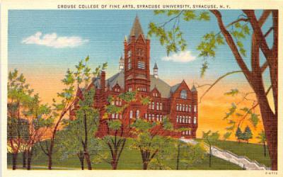 Crouse College of Fine Arts Syracuse, New York Postcard
