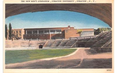 New Men's Gymansium Syracuse, New York Postcard