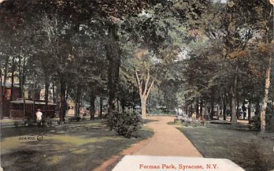 Forman Park Syracuse, New York Postcard