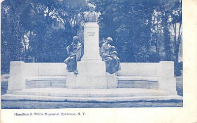 Hamilton S White Memorial Syracuse, New York Postcard