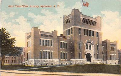 New York State Armory Postcard