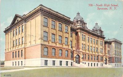North High School Syracuse, New York Postcard