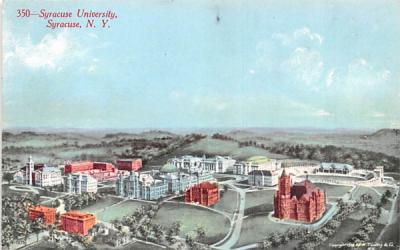 Syracuse University Buildings New York Postcard