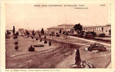 Main Entrance Syracuse, New York Postcard