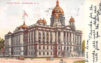 Court House Syracuse, New York Postcard