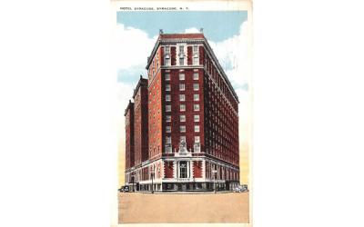 Hotel Syracuse New York Postcard