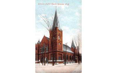 Delaware Baptist Church Syracuse, New York Postcard