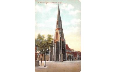 St Paul's Church Syracuse, New York Postcard