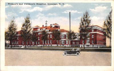 Woman's & Children's Hospital Syracuse, New York Postcard