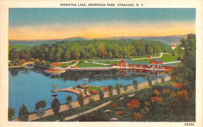 Hiawatha Lake Syracuse, New York Postcard