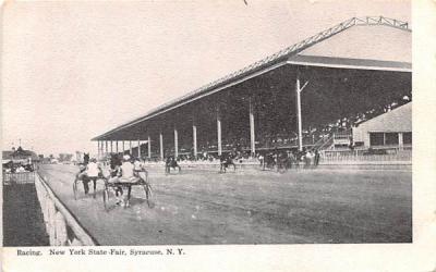 Racing Syracuse, New York Postcard