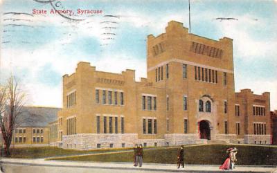 State Armory Syracuse, New York Postcard