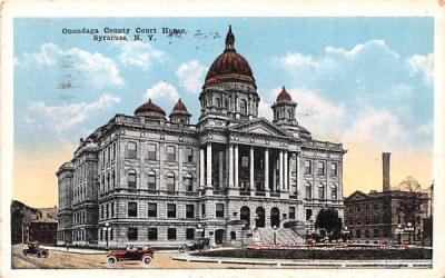 Onondaga County Court House Syracuse, New York Postcard