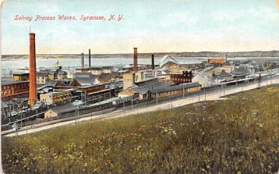 Solvay Process Works Syracuse, New York Postcard