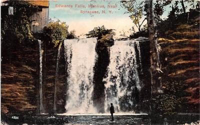 Edwards Falls Syracuse, New York Postcard