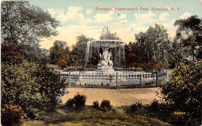 Fountain Syracuse, New York Postcard