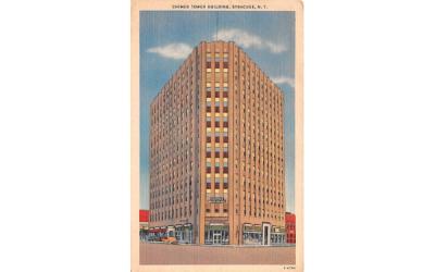 Chimes Tower Building Syracuse, New York Postcard