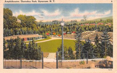 Amphitheatre Syracuse, New York Postcard